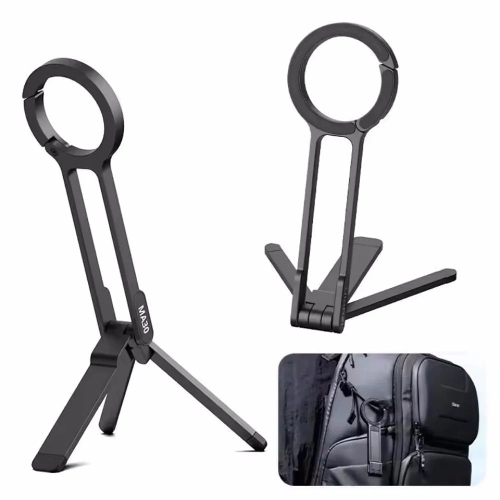 Carabiner Mounted Phone Magnet Tripod